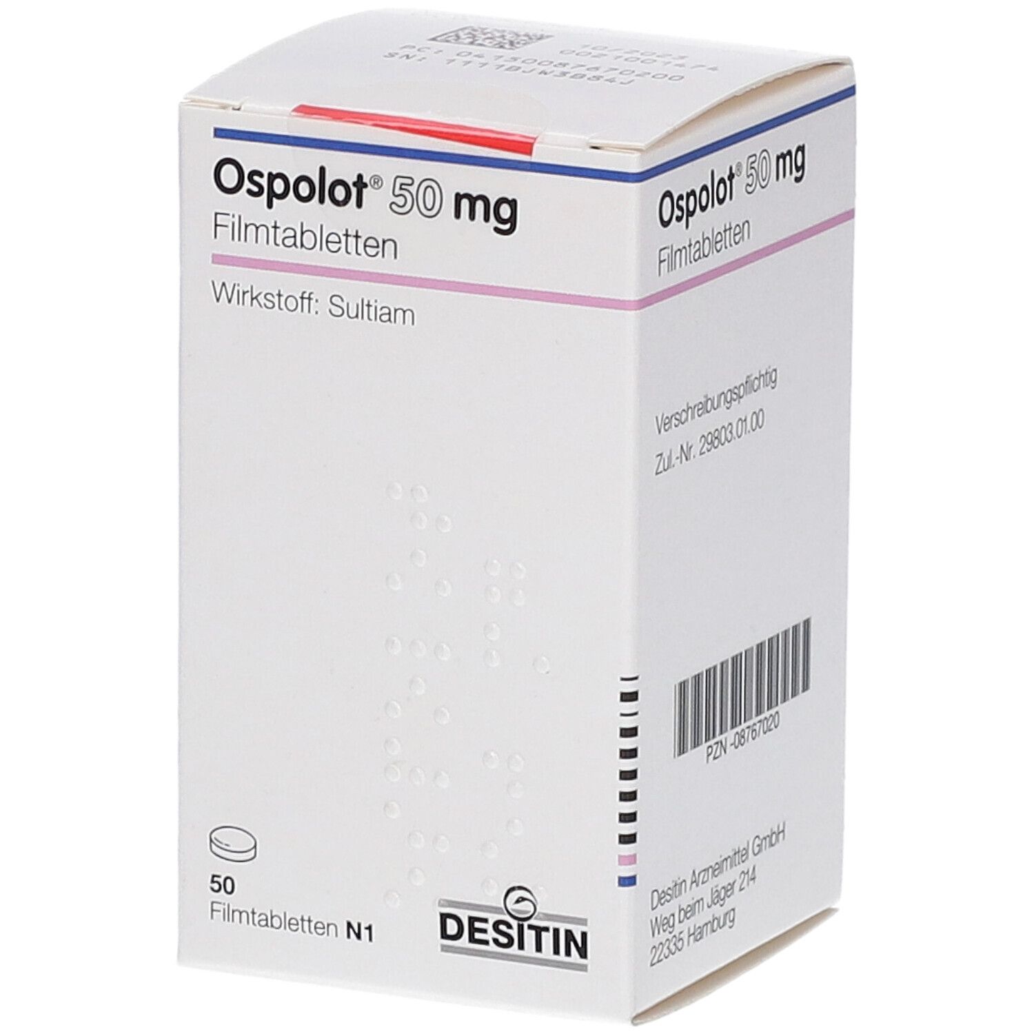 Ospolot 50mg 50 таблеток